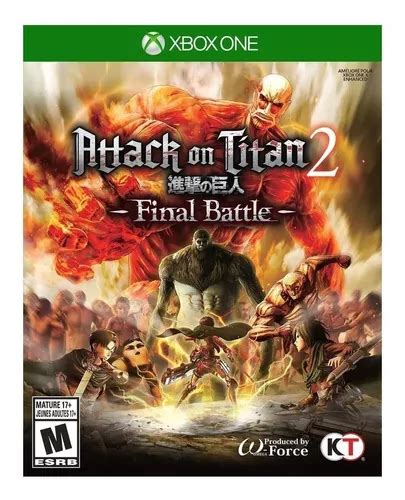 Caja del videojuego Attack on Titan 2