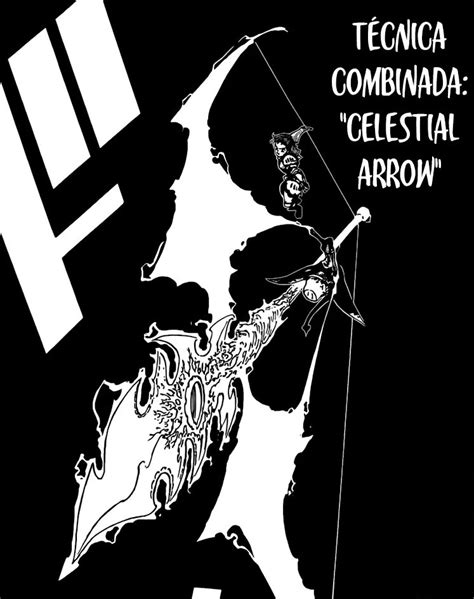 King y Gowther lanzando el ataque 'Celestial Arrow'