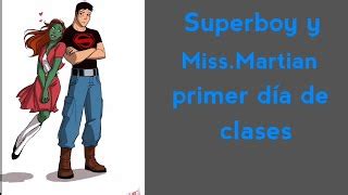 Ilustración de Señorita Marciana y Superboy