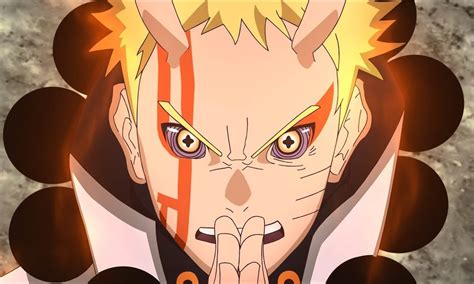 Naruto en Modo Sabio con sus ojos característicos