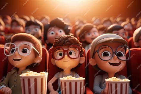 Niños viendo una película en una sala de cine adaptada