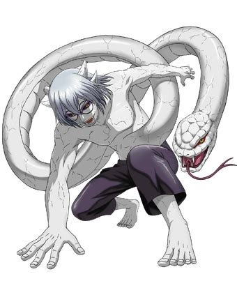 Kabuto Yakushi en Modo Sabio Serpiente.