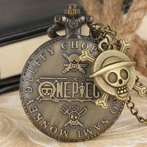 Reloj de bolsillo steampunk One Piece