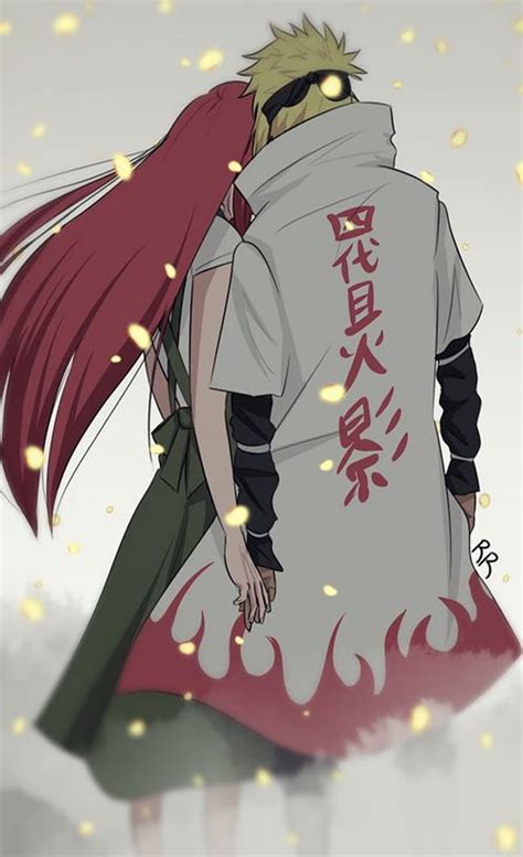 Retrato de Minato Namikaze y Kushina Uzumaki