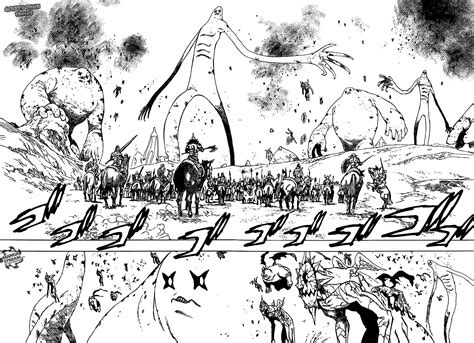 Ilustración de la Guerra Santa en Nanatsu no Taizai