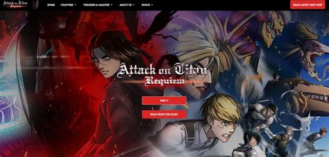 Ilustración conceptual de Attack on Titan: Requiem