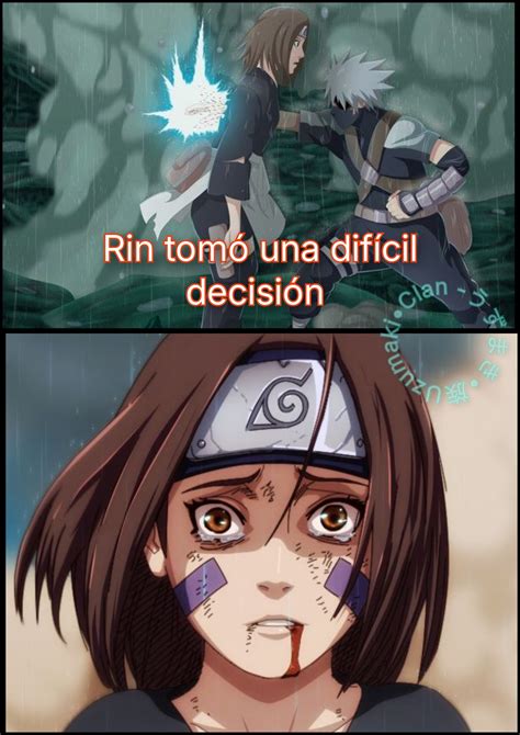 Representación de Rin Nohara como Jinchūriki del Tres Colas