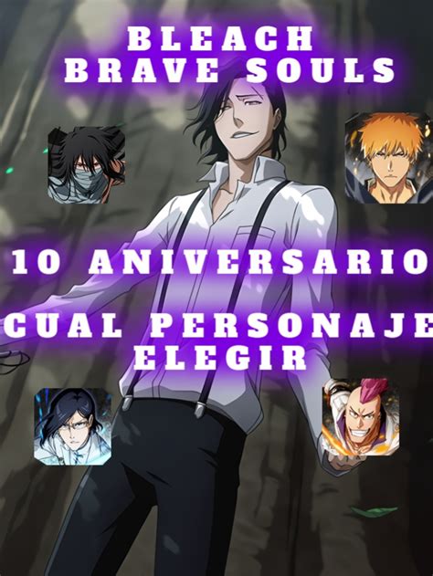 Personajes de Bleach Brave Souls celebrando un aniversario