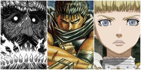 Arte conceptual de los personajes de Berserk