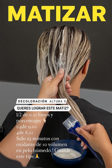 Proceso de matización del cabello