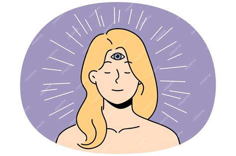 Ilustración de Pudding con su tercer ojo