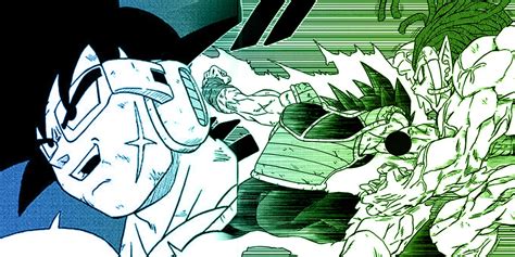 Bardock enfrentándose a Gas