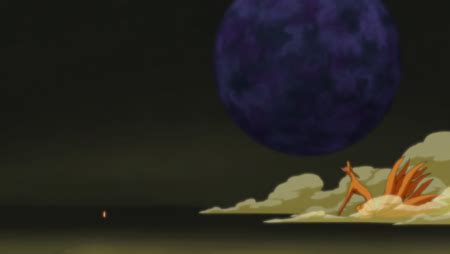 Kurama supercargando una Bola Bestia con Cola
