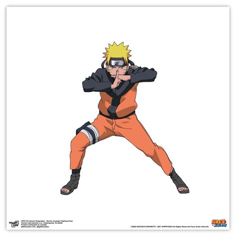 Naruto Uzumaki en pose dinámica