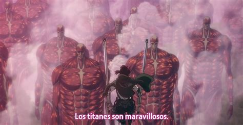 Titanes colosales atacando Marley