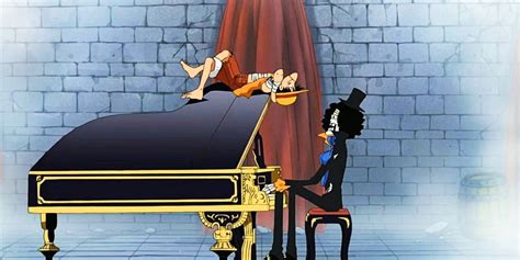 Brook tocando el piano