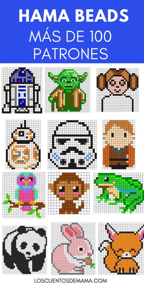 Ejemplo de patrón de Hama Beads para Gaara