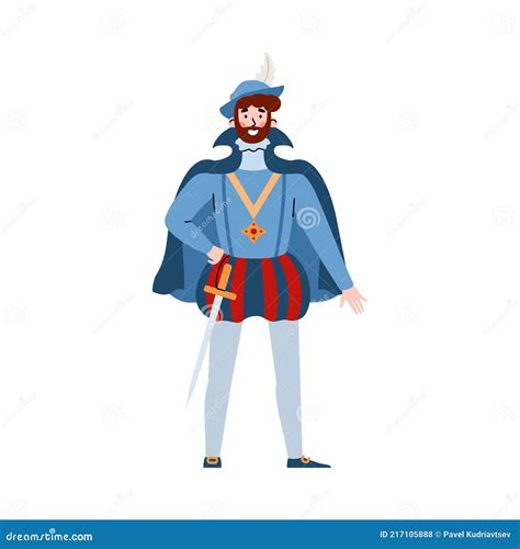 Ilustración de un personaje noble con expresión amenazante