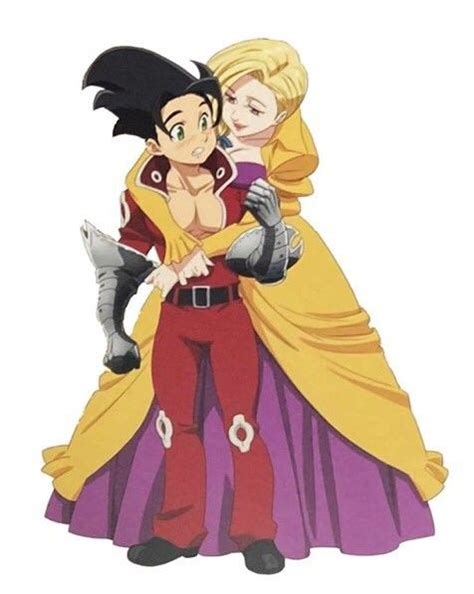 Zeldris y Gelda en su boda