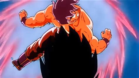 Goku usando el Kaioken