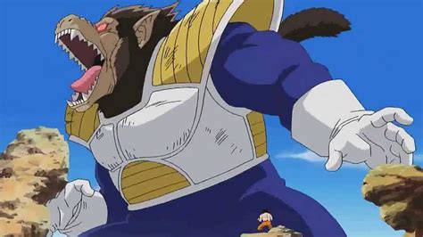 Vegeta en transformación de mono gigante