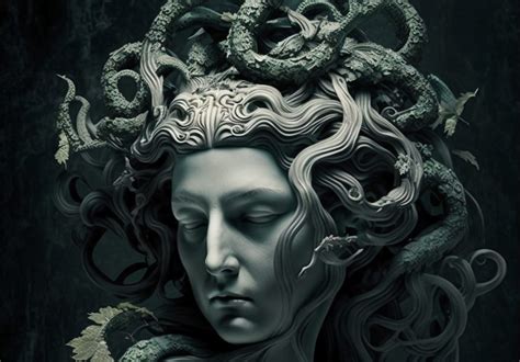 Medusa dormida, lista para ser decapitada