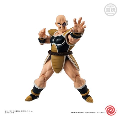 Figura de Nappa de Bandai en pose de ataque