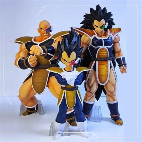 Colección de figuras de Raditz, Nappa y Vegeta de Bandai