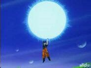 Kaio del Norte enseñando la Genki-dama a Goku