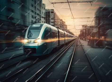 Tren en movimiento