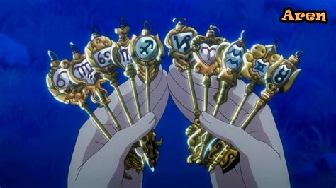 Conjunto de llaveros plateados de los Espíritus Celestiales de Fairy Tail