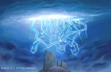 Ilustración de Sasuke usando Kirin