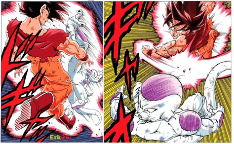 Goku utilizando el Kaioken x20 contra Freezer