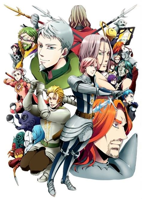 Ilustración de los Siete Pecados Capitales y los Caballeros Sagrados