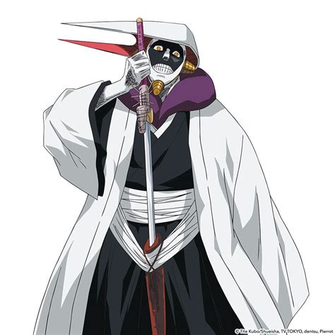 Mayuri Kurotsuchi discutiendo con Yamamoto