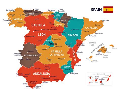 Mapa de España con las diferentes regiones y sus nombres de personajes de Dragon Ball
