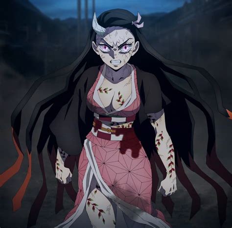 Nezuko Kamado en su forma demoníaca