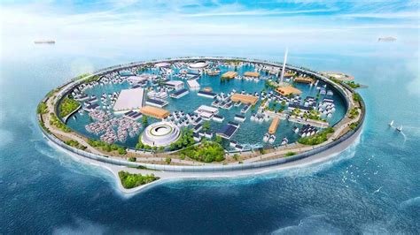 Gráfico de la estructura de la ciudad flotante de Gachiakuta