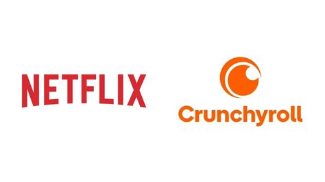 Logos de Netflix y Crunchyroll
