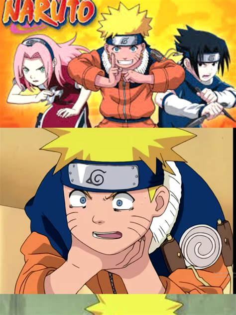 Ilustración del beso accidental entre Naruto y Sasuke