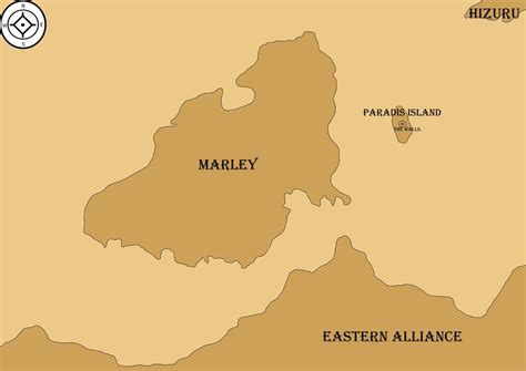 Mapa de Paradis Island y Marley