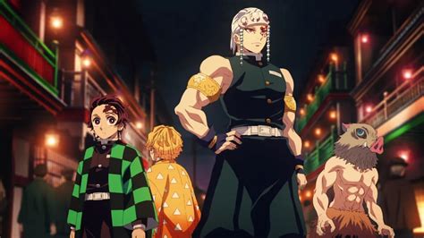 Personajes de Kimetsu no Yaiba en el Distrito Rojo