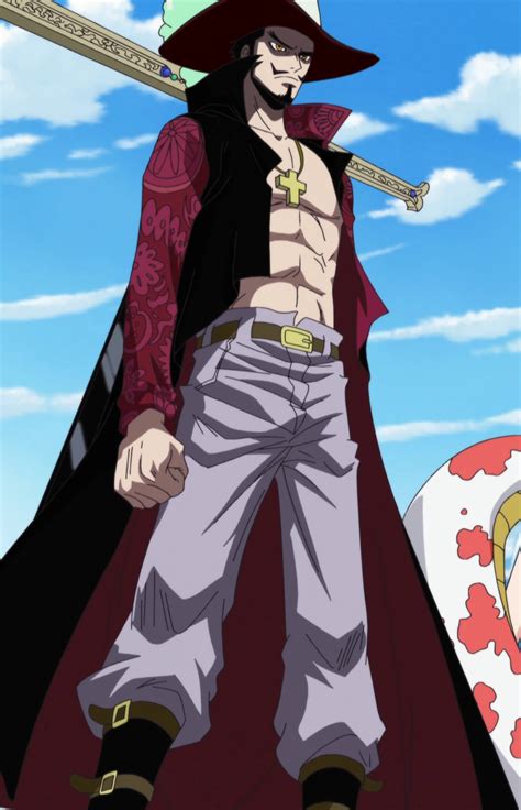 Dracule Mihawk en combate