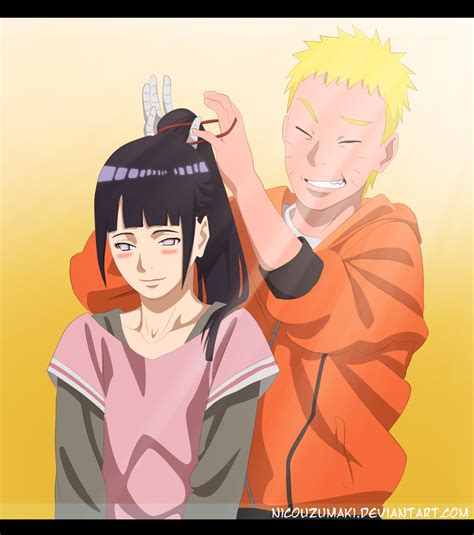 Representación de la relación entre Naruto y Hinata