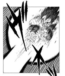 Vegeta lanzando un Cañón Galick