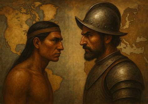 Representación artística de un encuentro tenso entre dos jóvenes