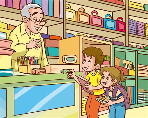Ilustración de Nekobaa y su tienda