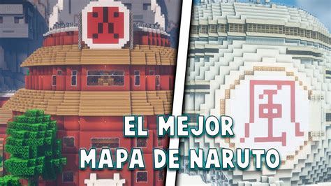 Mapa del mundo de Naruto en Minecraft