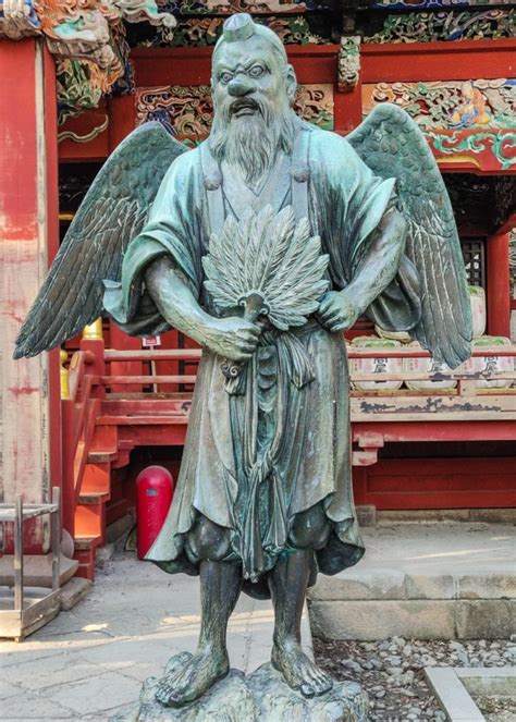 Representación de Izuna Gongen, un Tengu divinizado.