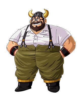 Ilustración del Rey Gyuma en Dragon Ball